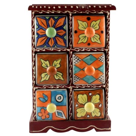 Spice Box-1468 Masala Rack Container Gift Item